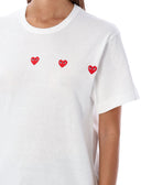 Comme Des Garcons Play T Shirts And Polos White
