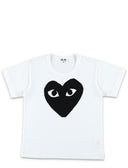 Comme Des Garcons Play T Shirts And Polos White