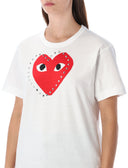 Magliette e polo Comme Des Garcons Play bianche