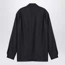 Studio Nicholson Dark Grey Wool Zip Shirt