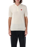 Comme Des Garcons Play Sweaters White