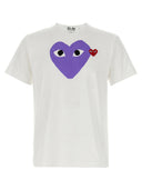 Comme des Garçons spielen gedrucktes T -Shirt und Logo Patch