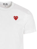 Comme Des Garçons Play Logo Patch T Shirt