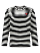 Comme des Garçons Spiel Logo Patch Stripes T -Shirt