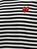 Comme des Garçons Spiel Logo Patch Stripes T -Shirt