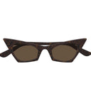 Alexander Mc Queen Sunglasses Am0557 S 002 Brown/Brown Woman