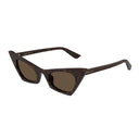 Alexander Mc Queen Sunglasses Am0557 S 002 Brown/Brown Woman
