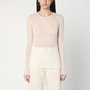 Roberto Collina Semi Transparent Sweater In Natural Colour