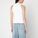 Roberto Collina White Ribbed Tank Top