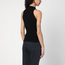 Roberto Collina Black Ribbed Tank Top