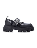 Ganni Flache Schuhe Schwarz
