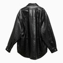 Acne Studios Black Leather Shirt