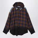 Acne Studios Flannel Check Hooded Shirt