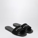 Sandalia de lona negra Givenchy Low