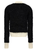 Balmain Furry Tweed Cardigan