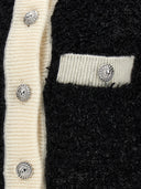 Balmain Furry Tweed Cardigan