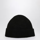 Ami Paris Ami De Couer Black Knitted Hat
