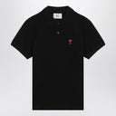 Ami paris negro ami de coeur polo camisa