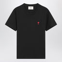 Ami Paris Ami de Coeur schwarzes T -Shirt