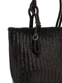Lemaire 'Chevron Leather' Shopping Bag