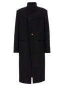 Balmain Single Breasted Long Coat