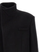 Balmain Single Breasted Long Coat