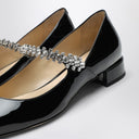 Jimmy Choo Bing Pump Flat Black Patent Leather