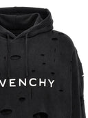 Sudadera con capucha de logotipo de Givenchy
