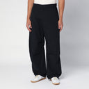 Studio Nicholson Black Cotton Wide Trousers