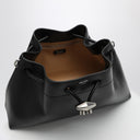 Jimmy Choo Cinch M Black Leather Bucket Bag