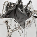 Jimmy Choo Bon Bon Silver Bucket