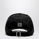 Givenchy Black Logo Stickbaseballkappe