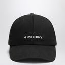 Givenchy Black Baseball Cap con logo