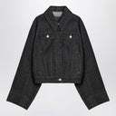 Giacca di jeans blu scuro givenchy