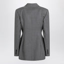 Givenchy Grey Double Breasted Wool Jacket