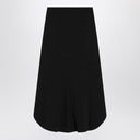 Givenchy Black Milan Stitch Skirt With Buttons
