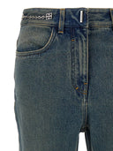 Givenchy Chain Jeans con logotipo