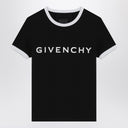 Maglietta archetipo nera Givenchy con logo