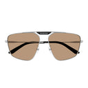 Balenciaga Sunglasses Bb0246 Sa 006 Ruthenium/Brown Men