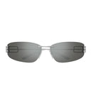 Balenciaga Sunglasses Bb0484 S 003 Ruthenium/Silver Woman