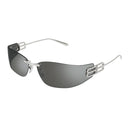 Balenciaga Sunglasses Bb0484 S 003 Ruthenium/Silver Woman