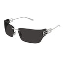Balenciaga Sunglasses Bb0485 Sa 001 Ruthenium/Grey Unisex