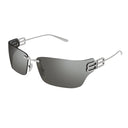 Balenciaga Sunglasses Bb0485 Sa 003 Ruthenium/Silver Unisex