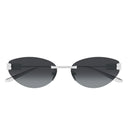 Balenciaga Sunglasses Bb0486 S 002 Silver/Smoke Gray Women