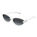 Balenciaga Sunglasses Bb0486 S 002 Silver/Smoke Gray Women