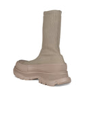 Alexander MC Queen Graffiti treten Slick -Stiefel