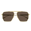 Bottega Veneta Sunglasses Bv1012 S 003 Gold/Brown Men