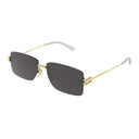 Bottega Veneta Sunglasses Bv1126 S 002 Gold/Grey Men