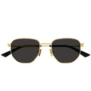 Bottega Veneta Sunglasses Bv1301 S 005 Gold/Grey Unisex
