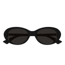 Bottega Veneta Sunglasses Bv1415 Sk 001 Black/Black Women
